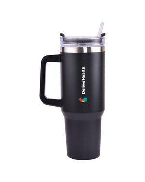 Hydra Stainless Steel Mug- Black- 1200ml